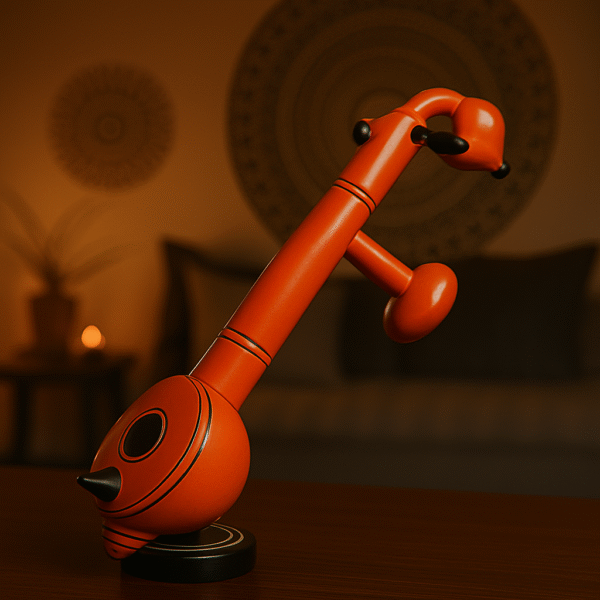 Handcrafted Etikoppaka Wooden Veena Showpiece